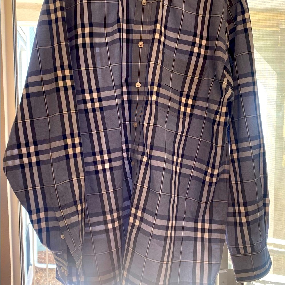 Daniel Cremieux Men's Blue Plaid Shirt